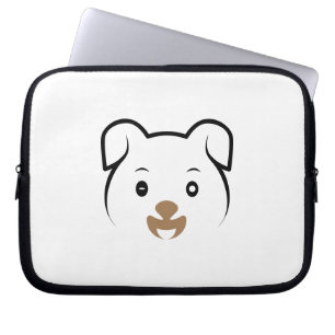 Niedliches Welpenwink Laptopschutzhülle