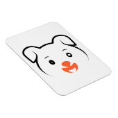 Niedliches Welpenwink Magnet (Rechte Seite)