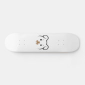 Niedliches Welpenwink Skateboard (Horizontal)