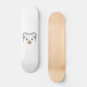 Niedliches Welpenwink Skateboard (Vorderseite)