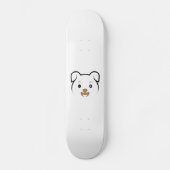 Niedliches Welpenwink Skateboard (Vorderseite)