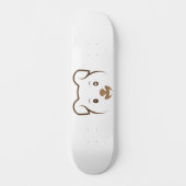 Niedliches Welpenwink Skateboard (Vorderseite)