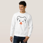 Niedliches Welpenwink Sweatshirt (Vorne ganz)