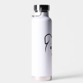 Niedliches Welpenwink Trinkflasche (Rechts)