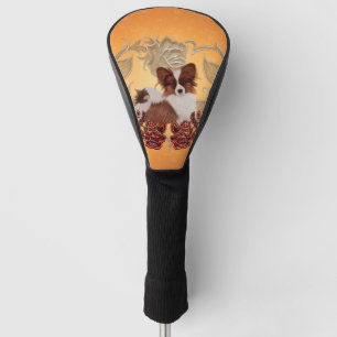 Niedliches wenig papillon golf headcover