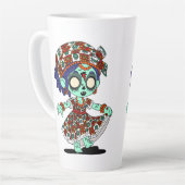 Niedliches Westafrikanisches Zombie Milchtasse (Linke Ecke)