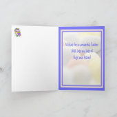 Niedliches Westie fröhliche Ostern wünscht Karte (Innenseite)