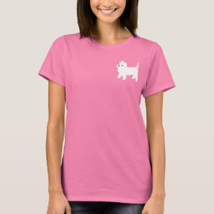 Niedliches Westie - Westhochland-weißer Terrier T-Shirt