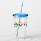 Niedliches Wetter Acryltrinkbecher (Rückseite)