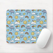 Niedliches Wetter Mousepad (Mit Mouse)