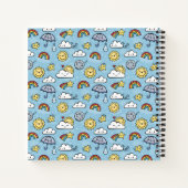 Niedliches Wetter Notizblock (Rückseite)