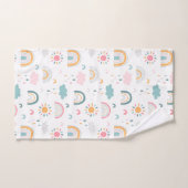 Niedliches Wettermuster Badhandtuch Set (Handtuch)