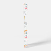 Niedliches Wettermuster iPhone Hülle (Linke Seite)