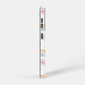 Niedliches Wettermuster Samsung Galaxy Hülle (Rechte Seite)