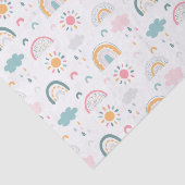 Niedliches Wettermuster Seidenpapier (Ausschnitt)