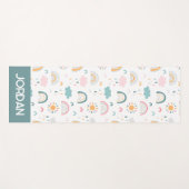 Niedliches Wettermuster Yogamatte (Vorderseite (Horizontal))