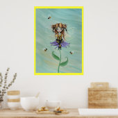 Niedliches Whimsical Bumble Faiasy Fantasy Poster (Küche)