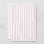 Niedliches Whimsical Pink Frohe Weihnachtsfest Fot Einladung (Rückseite)