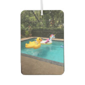 Niedliches Whimsical Schwimmbad Spielzeug Air Fres Autolufterfrischer (Vorderseite)