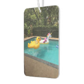 Niedliches Whimsical Schwimmbad Spielzeug Air Fres Autolufterfrischer (Links)