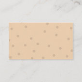 Niedliches Whimsiktuch-Babyduschbuch Begleitkarte (Rückseite)