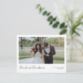 Niedliches whimsisisches Unser erstes Weihnachtsfe Postkarte (Stehend Vorderseite)