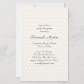 Niedliches White Daisies BUDGET Graduation Party F (Rückseite)