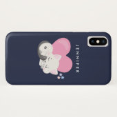 Niedliches White Kitty Cat Schlafen Case-Mate iPhone Hülle (Rückseite (Horizontal))