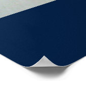 Niedliches White Labrador Retriever Mix Dog Profil Poster (Ecke)