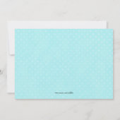 Niedliches White Lace Corset Lingerie Brautparty Einladung (Rückseite)