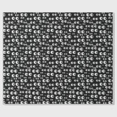 Niedliches Whitepaper zum Umpacken von Schwarz und Geschenkpapier (Flach)