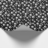 Niedliches Whitepaper zum Umpacken von Schwarz und Geschenkpapier (Ecke)