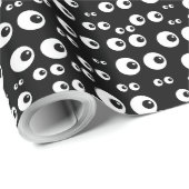 Niedliches Whitepaper zum Umpacken von Schwarz und Geschenkpapier (Rolleneckpunkt)