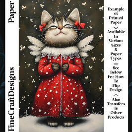 Niedliches Whitesisches Kitten Angel Fairy CQ7 Kun