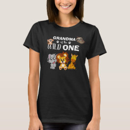 Niedliches Wild One Jungle Safari Zoo T-Shirt