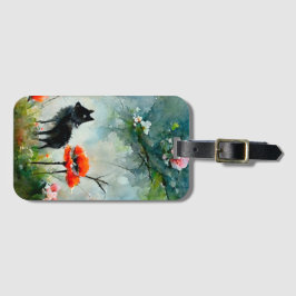 Niedliches wildes Tiergepäck Gepäckanhänger