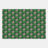 Niedliches Wildkaninchen Personalisiert Geschenkpapier Set (Vorderseite 3)