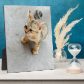 Niedliches Wildkatzen Fotoplatte (Seite)