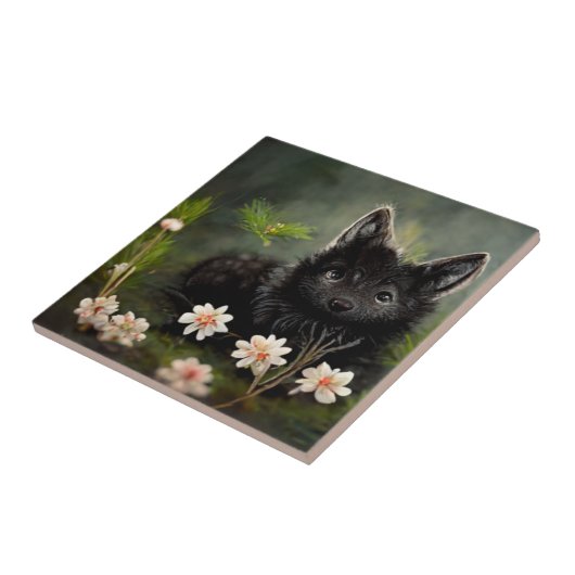 Niedliches Wildtier Fliese (Seite)