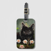 Niedliches Wildtier Gepäckanhänger (Vorderseite Vertikal)