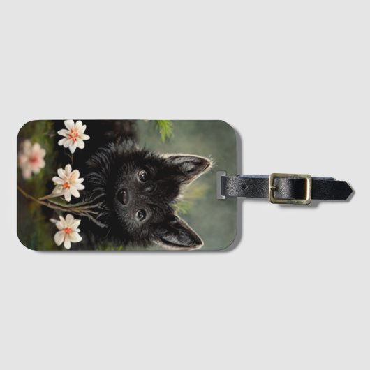 Niedliches Wildtier Gepäckanhänger (Vorderseite (Horizontal))
