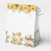 Niedliches Wildtier im Dschungel Geburtstagsparty Geschenkschachtel (Rückseite)