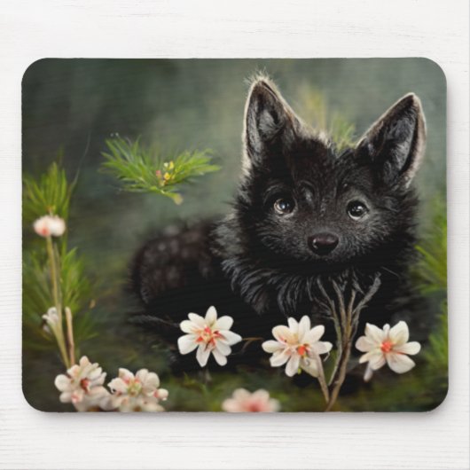 Niedliches Wildtier Mousepad (Vorne)