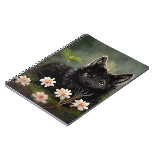 Niedliches Wildtier Notizblock (Linke Seite)