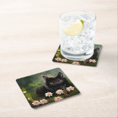 Niedliches Wildtier Rechteckiger Pappuntersetzer (Vor Ort)