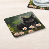 Niedliches Wildtier Rechteckiger Pappuntersetzer (angewinkelt)