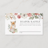 Niedliches Windenfox Kinderdusche Windelwanne Begleitkarte (Vorderseite)