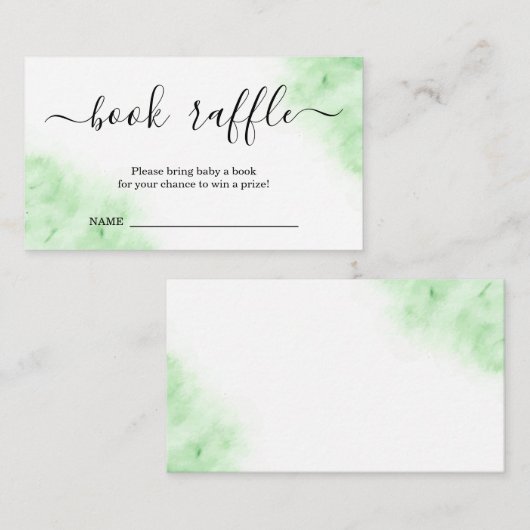 Niedliches Windsurfbuch für Babydusche Begleitkarte (Vorne/Hinten)