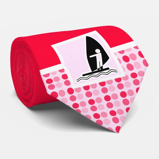 Niedliches Windsurfing Krawatte (Gerollt)