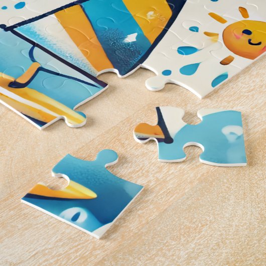 Niedliches Windsurfpuzzle 🧩 Puzzle (Seite)